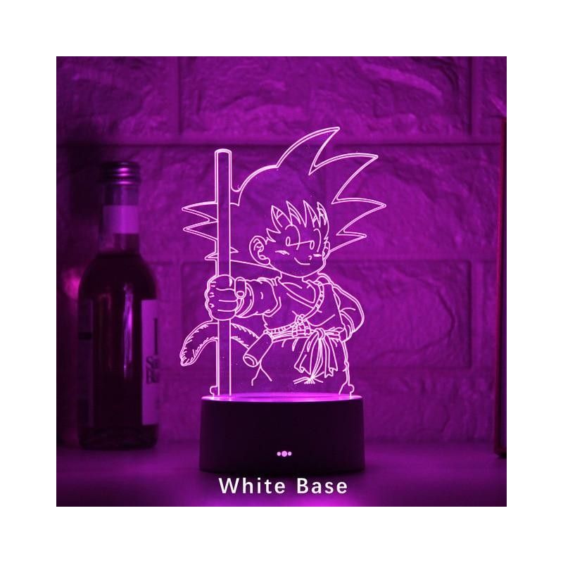 Lámpara LED Metacrilato 3D Goku Dragon Ball