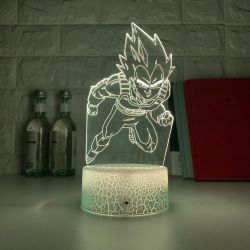 Lámpara LED 3D con diseño de Vegeta - Dragon Ball