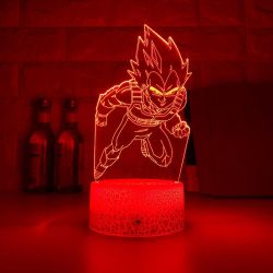 Lámpara 3D LED Vegeta