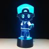 Lámpara 3D de Ash Ketchum de Pokemon