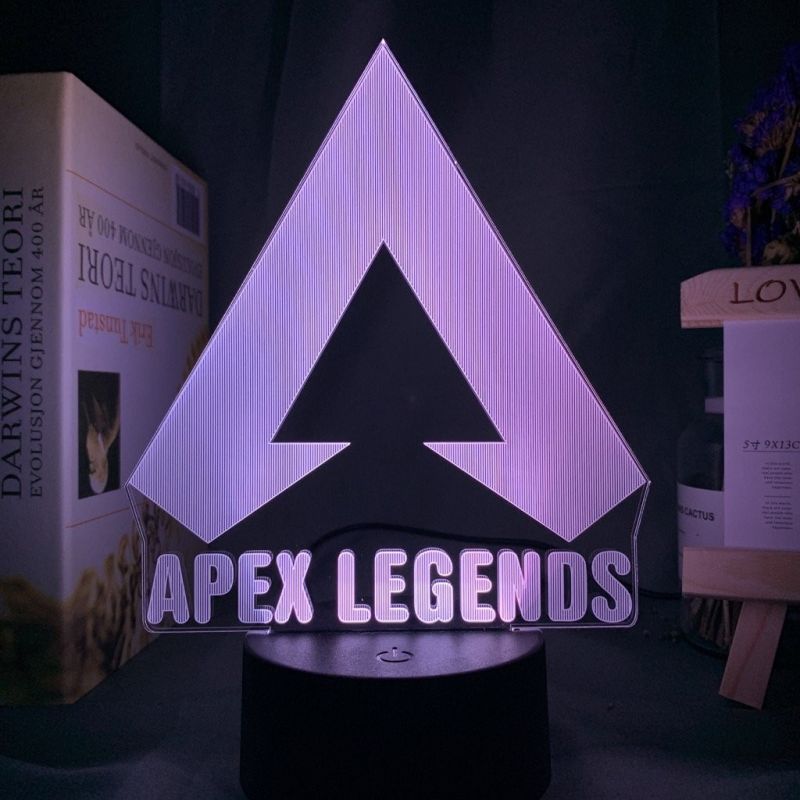 Lámpara LED 3D Logo Apex Legends Lámpara LED 3D Logo Apex Legends