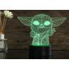 Lámpara 3D Star Wars para niños - Multicolor - Yoda