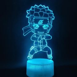 Lámpara efecto 3D Joven Naruto manga