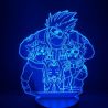 Lámpara 3D Naruto Kakashi Sasuke Sakura