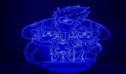 Lámpara 3D Naruto Kakashi Sasuke Sakura
