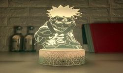 Lámpara LED Metacrilato de Naruto - Efecto 3D Iluminación para niños