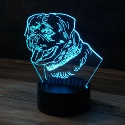 Lámpara foto mascota personalizada
