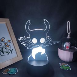 Lámpara 3D juego Caballero Hueco - Luces Led RGB