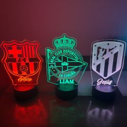 Lámpara de Fútbol Personalizada