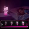 Lampara Infantil Hello Kitty 3D - Lámpara de mesilla de noche, luz nocturna táctil ilusión 3D, regalo para niños y niñas.