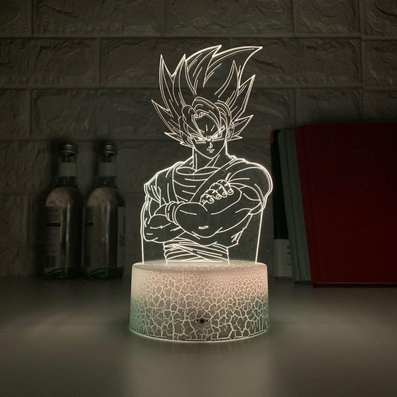 Lámpara LED 3D Goku - Dragon Ball Lámpara LED 3D Goku - Dragon Ball