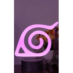 Lampara 3D LOGO Naruto - Cambia de Color