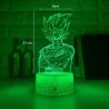 Lámpara LED 3D Goku - Dragon Ball