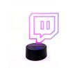 Lampara LED Decorado Twitch - Logotipo - Gamers - Streamers