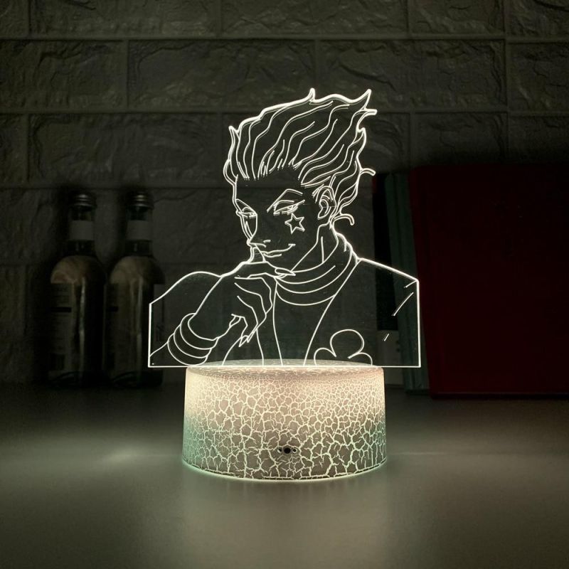 Lámpara led 3D Metacrilato - Hisoka La Brigada Fantasma